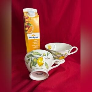 2-Gracie large footed teacups